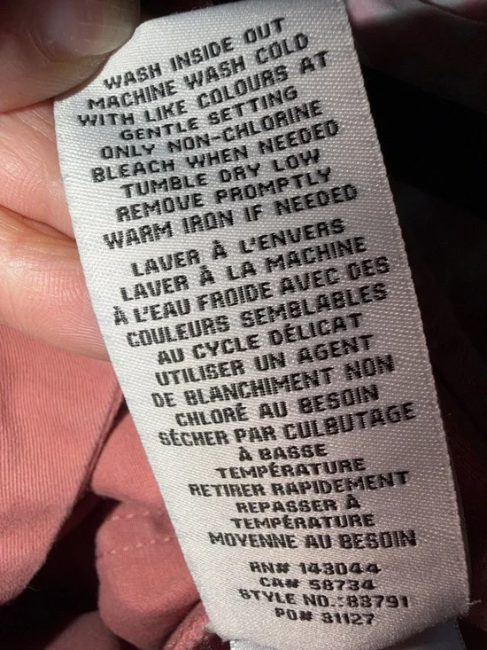 Wide Leg High-Rise Pants in Dusty Rose - Picture 7 of 10